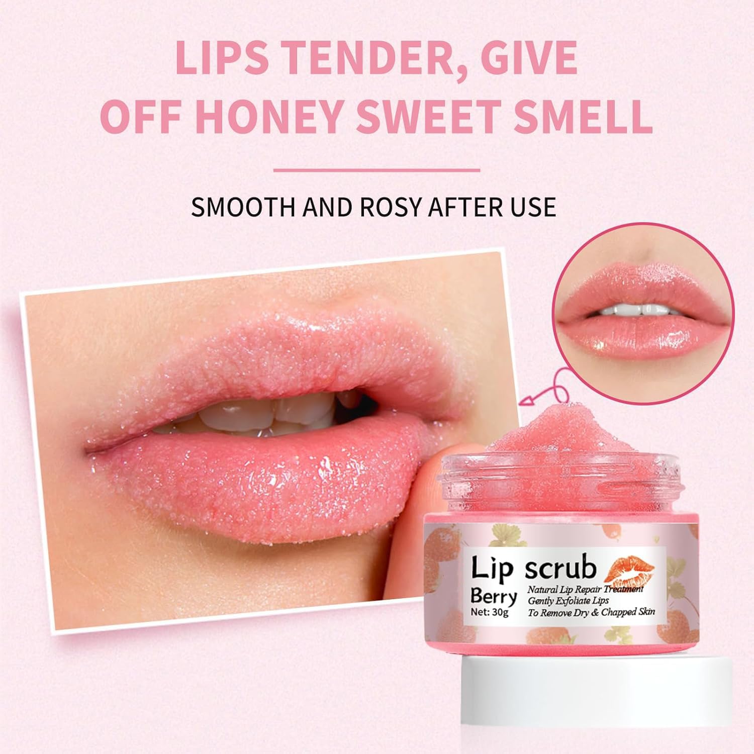 Amazon.com : Jaysuing Lip Scrub, Lip Scrubber Exfoliator,Lip Scrub